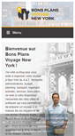 Mobile Screenshot of bons-plans-voyage-new-york.com